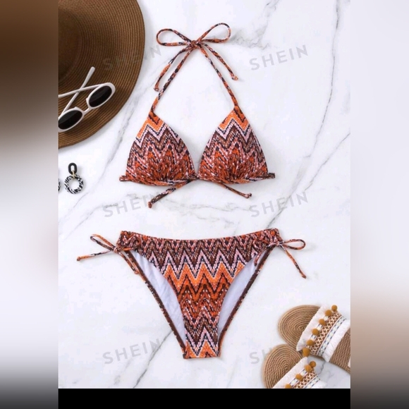Boho Tribal 2 Piece Bikini (NWT) - Picture 1 of 4